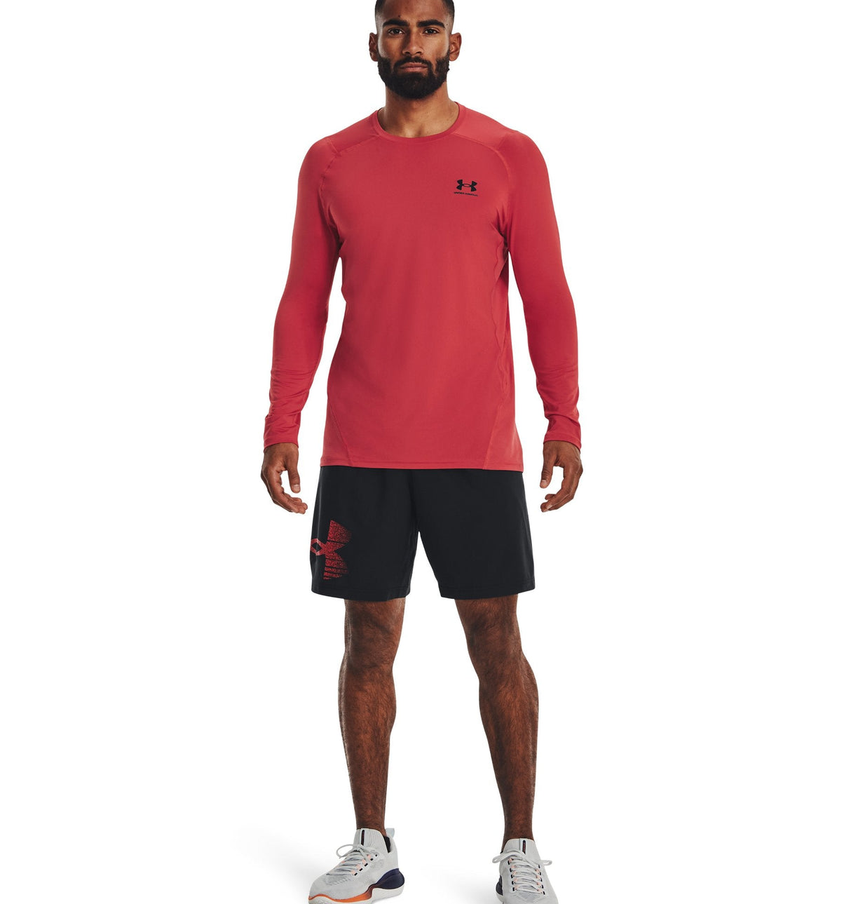 Under Armour Mens HeatGear Fitted Long Sleeve Baselayer - Superior Sweat Wicking