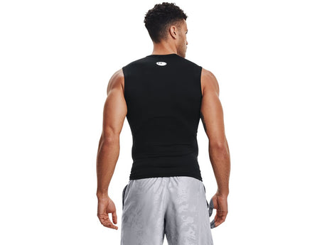 Under Armour Mens HeatGear Sleeveless Baselayer - Sweat Wicking and Superior Coverage
