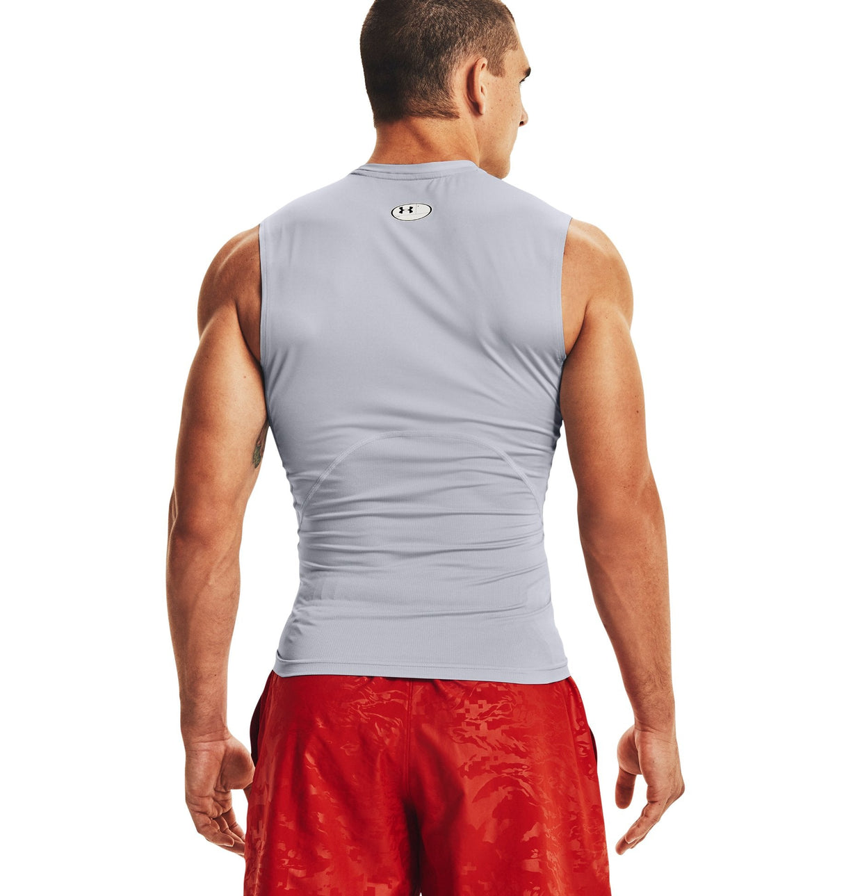 Under Armour Mens HeatGear Sleeveless Baselayer - Sweat Wicking and Superior Coverage