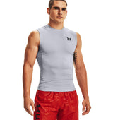 Under Armour Mens HeatGear Sleeveless Baselayer - Sweat Wicking and Superior Coverage