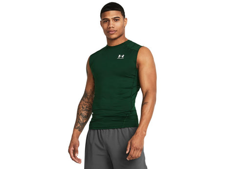 Under Armour Mens HeatGear Sleeveless Baselayer - Sweat Wicking and Superior Coverage