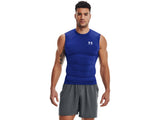 Under Armour Mens HeatGear Sleeveless Baselayer - Sweat Wicking and Superior Coverage