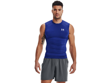 Under Armour Mens HeatGear Sleeveless Baselayer - Sweat Wicking and Superior Coverage