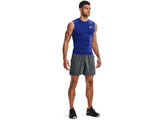 Under Armour Mens HeatGear Sleeveless Baselayer - Sweat Wicking and Superior Coverage