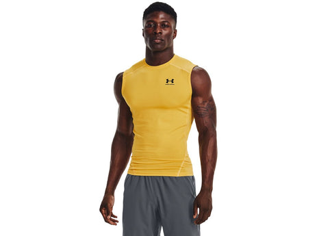 Under Armour Mens HeatGear Sleeveless Baselayer - Sweat Wicking and Superior Coverage