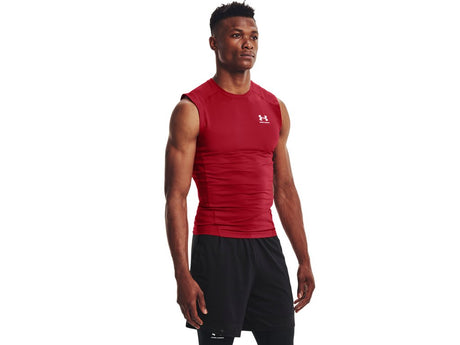 Under Armour Mens HeatGear Sleeveless Baselayer - Sweat Wicking and Superior Coverage