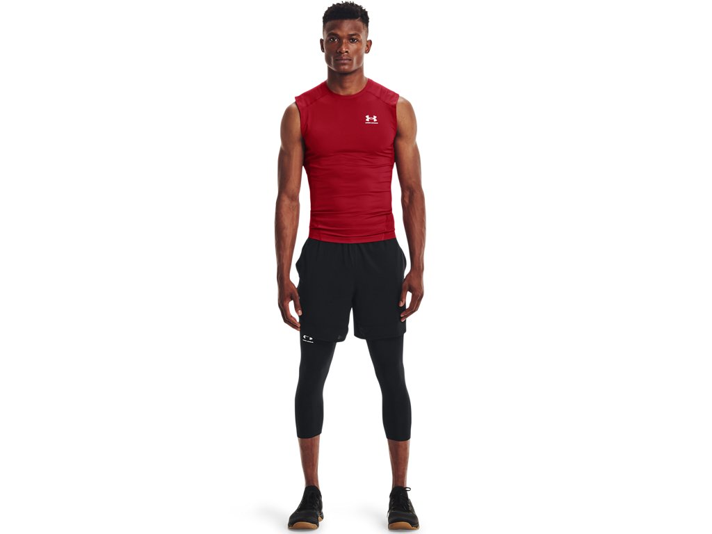 Under Armour Mens HeatGear Sleeveless Baselayer - Sweat Wicking and Superior Coverage