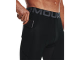 Under Armour Mens HeatGear Three Quarter Leggings - Sweat Wicking and Ultra-Tight Fit