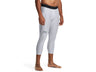 Under Armour Mens HeatGear Three Quarter Leggings - Sweat Wicking and Ultra-Tight Fit