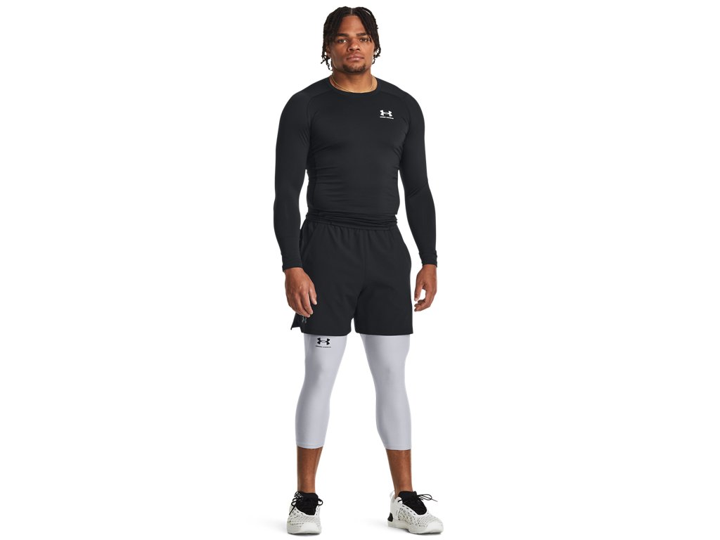 Under Armour Mens HeatGear Three Quarter Leggings - Sweat Wicking and Ultra-Tight Fit