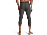 Under Armour Mens HeatGear Three Quarter Leggings - Sweat Wicking and Ultra-Tight Fit