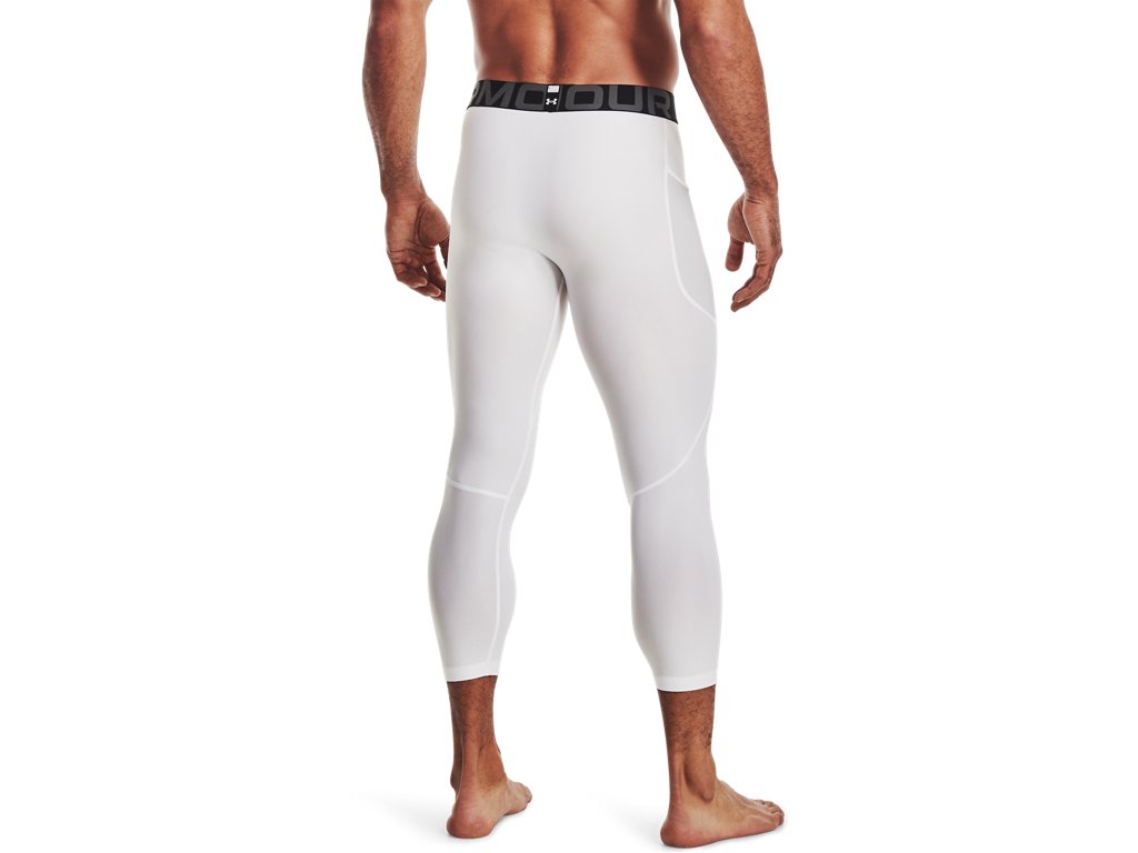 Under Armour Mens HeatGear Three Quarter Leggings - Sweat Wicking and Ultra-Tight Fit