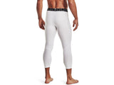 Under Armour Mens HeatGear Three Quarter Leggings - Sweat Wicking and Ultra-Tight Fit