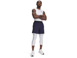 Under Armour Mens HeatGear Three Quarter Leggings - Sweat Wicking and Ultra-Tight Fit