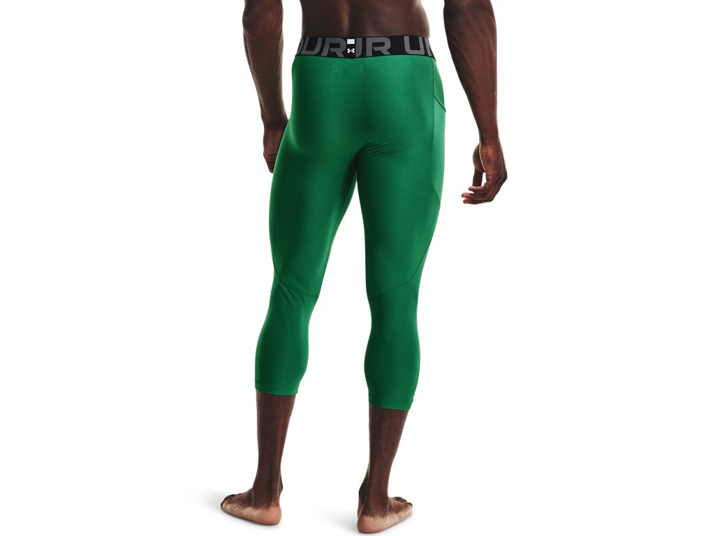 Under Armour Mens HeatGear Three Quarter Leggings - Sweat Wicking and Ultra-Tight Fit