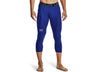 Under Armour Mens HeatGear Three Quarter Leggings - Sweat Wicking and Ultra-Tight Fit