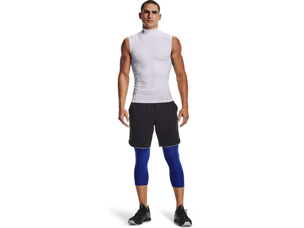Under Armour Mens HeatGear Three Quarter Leggings - Sweat Wicking and Ultra-Tight Fit