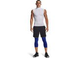 Under Armour Mens HeatGear Three Quarter Leggings - Sweat Wicking and Ultra-Tight Fit