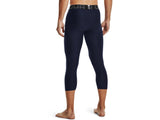 Under Armour Mens HeatGear Three Quarter Leggings - Sweat Wicking and Ultra-Tight Fit