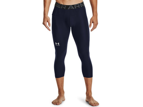 Under Armour Mens HeatGear Three Quarter Leggings - Sweat Wicking and Ultra-Tight Fit