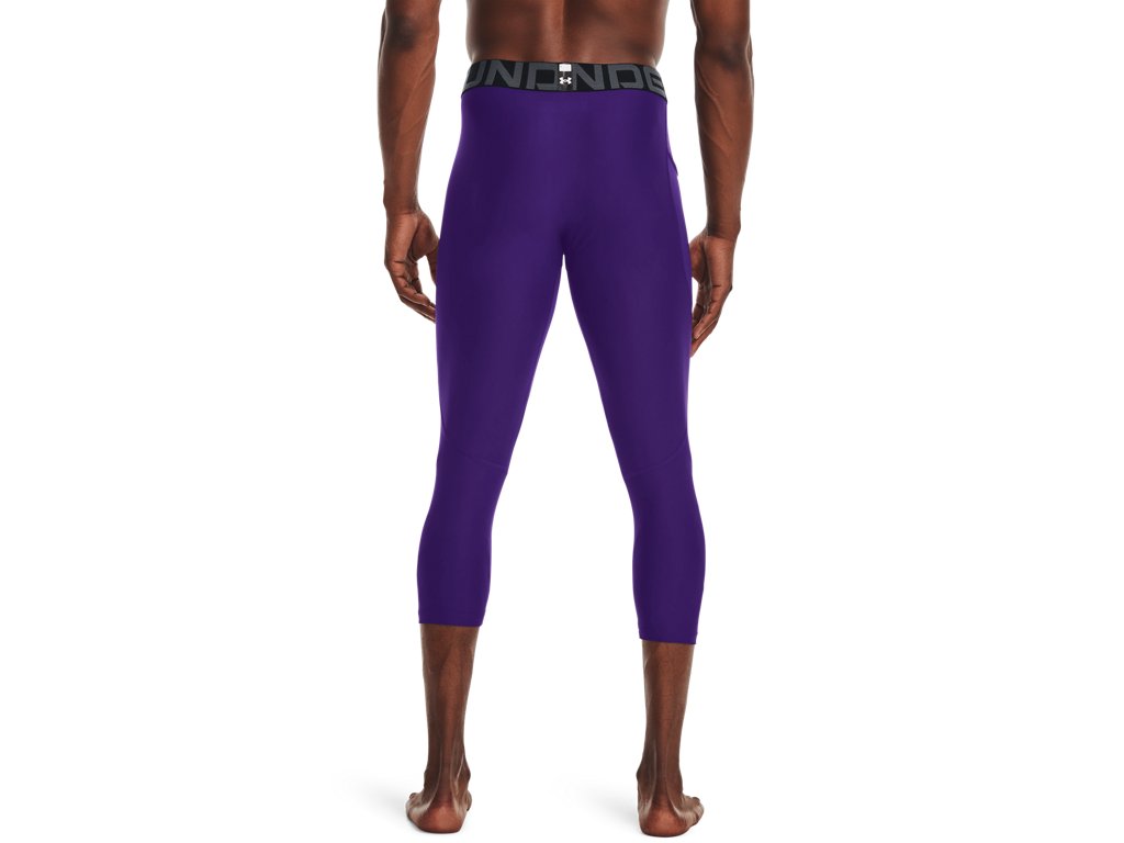 Under Armour Mens HeatGear Three Quarter Leggings - Sweat Wicking and Ultra-Tight Fit