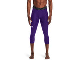 Under Armour Mens HeatGear Three Quarter Leggings - Sweat Wicking and Ultra-Tight Fit