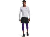 Under Armour Mens HeatGear Three Quarter Leggings - Sweat Wicking and Ultra-Tight Fit
