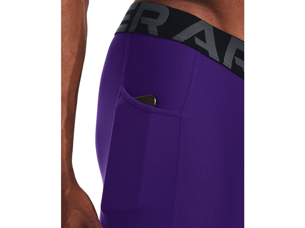 Under Armour Mens HeatGear Three Quarter Leggings - Sweat Wicking and Ultra-Tight Fit