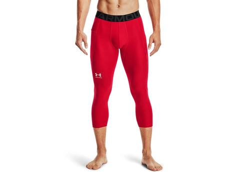 Under Armour Mens HeatGear Three Quarter Leggings - Sweat Wicking and Ultra-Tight Fit