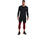 Under Armour Mens HeatGear Three Quarter Leggings - Sweat Wicking and Ultra-Tight Fit