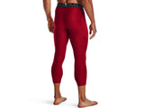 Under Armour Mens HeatGear Three Quarter Leggings - Sweat Wicking and Ultra-Tight Fit