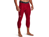 Under Armour Mens HeatGear Three Quarter Leggings - Sweat Wicking and Ultra-Tight Fit