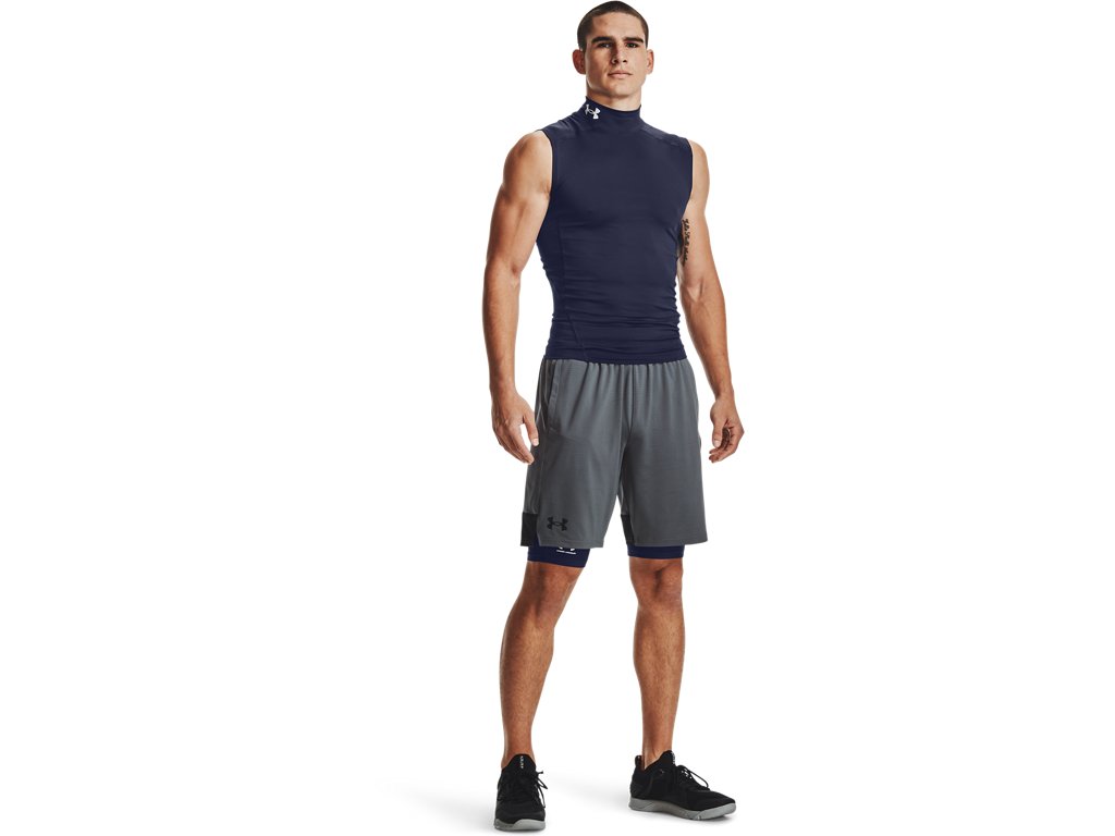 Under Armour Mens HeatGear Pocket Long Shorts - Superior Sweat Wicking