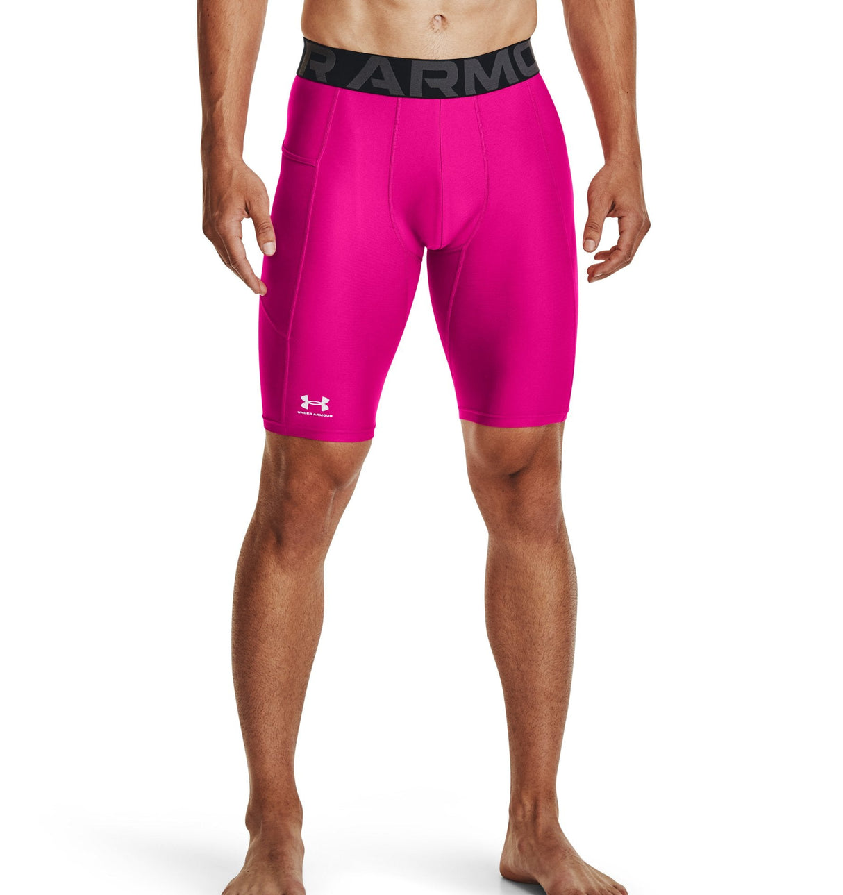 Under Armour Mens HeatGear Pocket Long Shorts - Superior Sweat Wicking