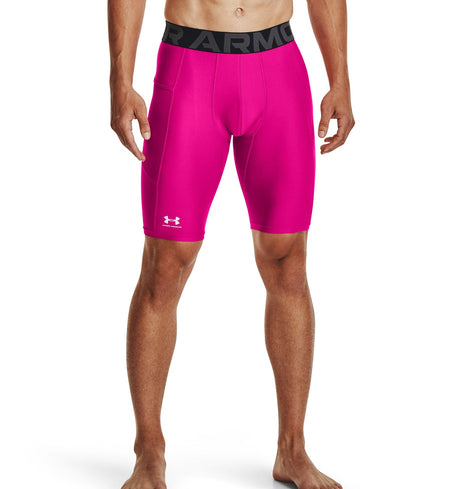 Under Armour Mens HeatGear Pocket Long Shorts - Superior Sweat Wicking