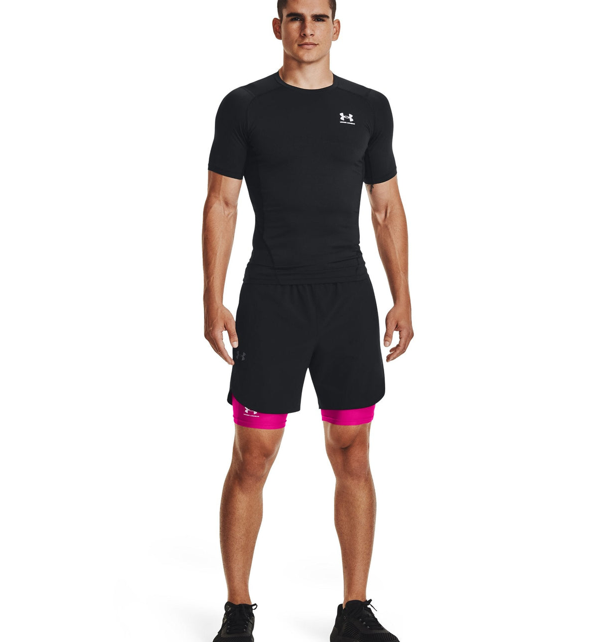 Under Armour Mens HeatGear Pocket Long Shorts - Superior Sweat Wicking