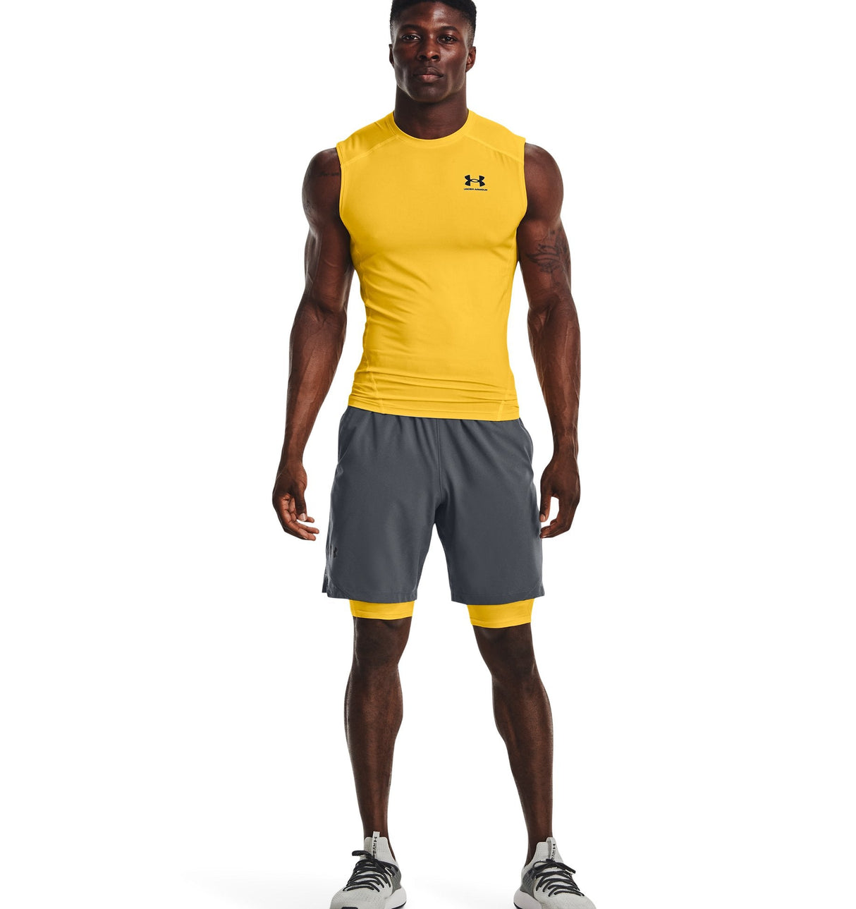 Under Armour Mens HeatGear Pocket Long Shorts - Superior Sweat Wicking