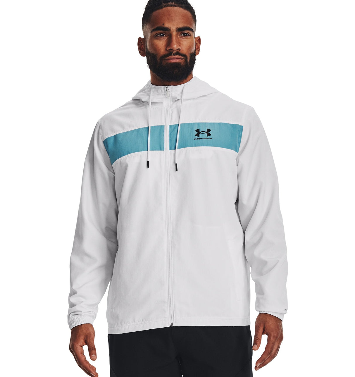 Under Armour Mens Sportstyle Windbreaker Jacket - Water and Wind Resistant