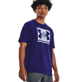 Under Armour Mens ABC Camo Boxed Logo Short Sleeve T-Shirt - Quick-Drying Comfort