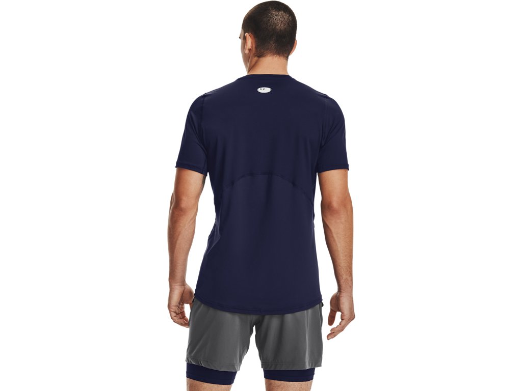 Under Armour Mens HeatGear Fitted Short Sleeve Shirt - Superior Sweat Wicking