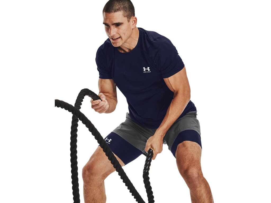 Under Armour Mens HeatGear Fitted Short Sleeve Shirt - Superior Sweat Wicking