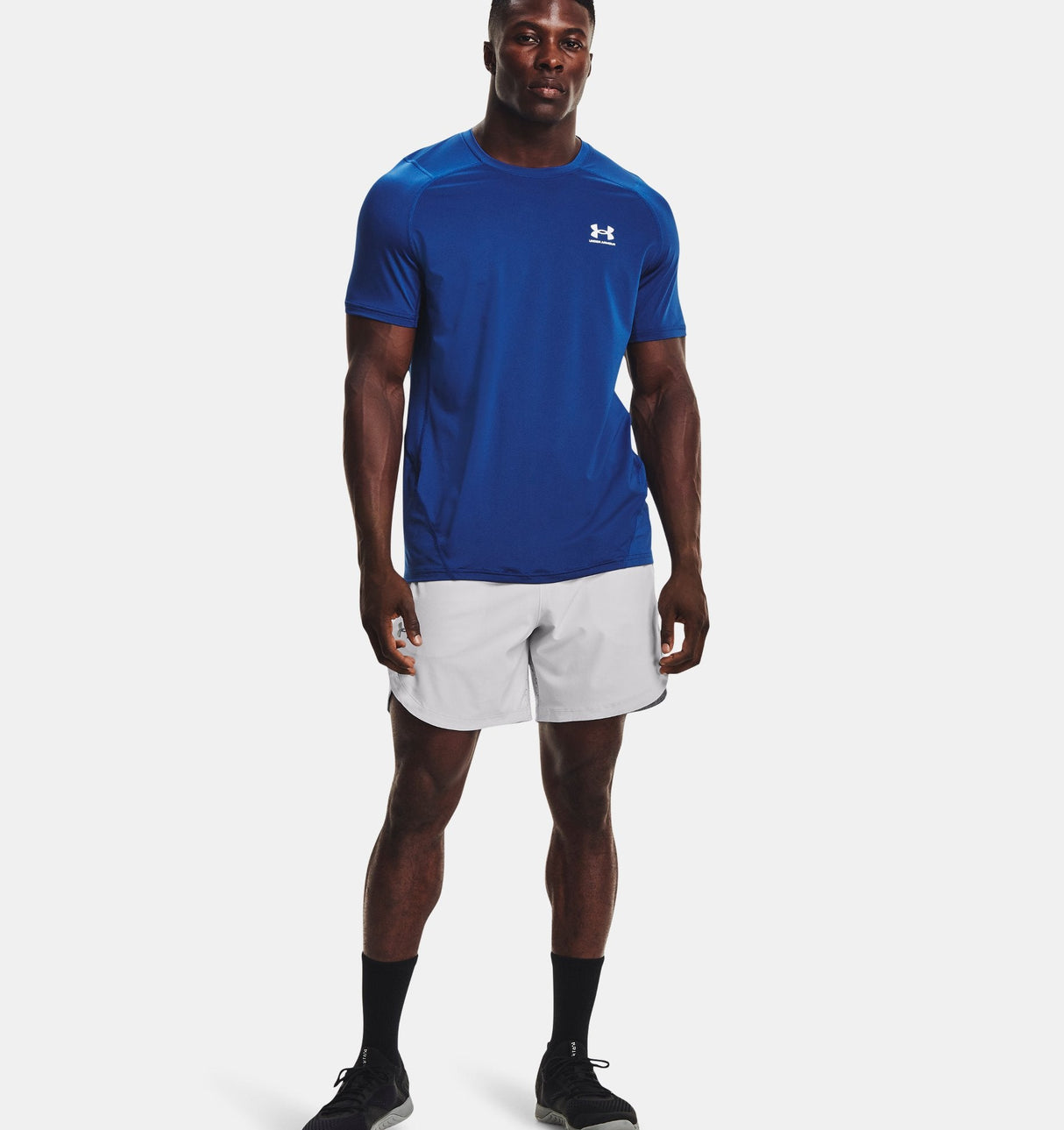 Under Armour Mens HeatGear Fitted Short Sleeve Shirt - Superior Sweat Wicking