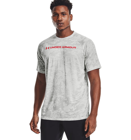 Under Armour Mens ABC Camo Short Sleeve Shirt - Quick-Drying Tech Fabric