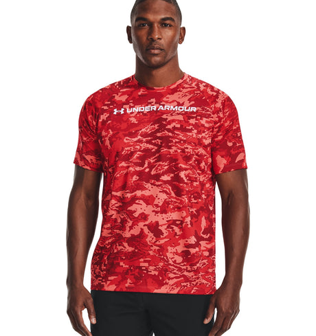 Under Armour Mens ABC Camo Short Sleeve Shirt - Quick-Drying Tech Fabric