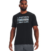 Under Armour Mens Stacked Logo Fill T-Shirt - Quick-Drying Comfort