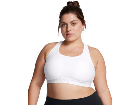 Under Armour Womens Mid Crossback Sports Bra - Quick-Drying with Medium Support