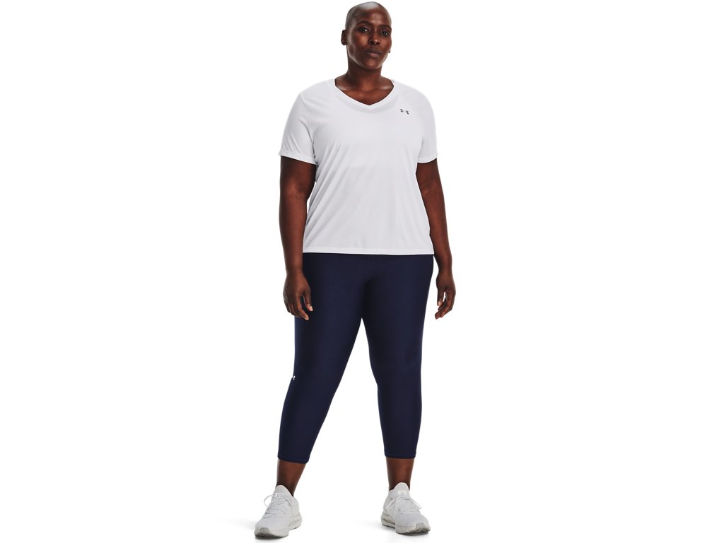 Under Armour Womens UA Tech Capris - Superior Sweat-Wicking Performance Leggings