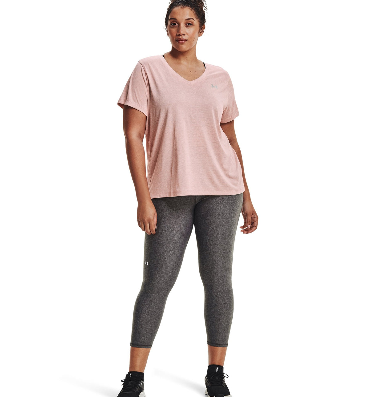 Under Armour Womens HeatGear No-Slip Waistband Ankle Leggings - Sweat Wicking