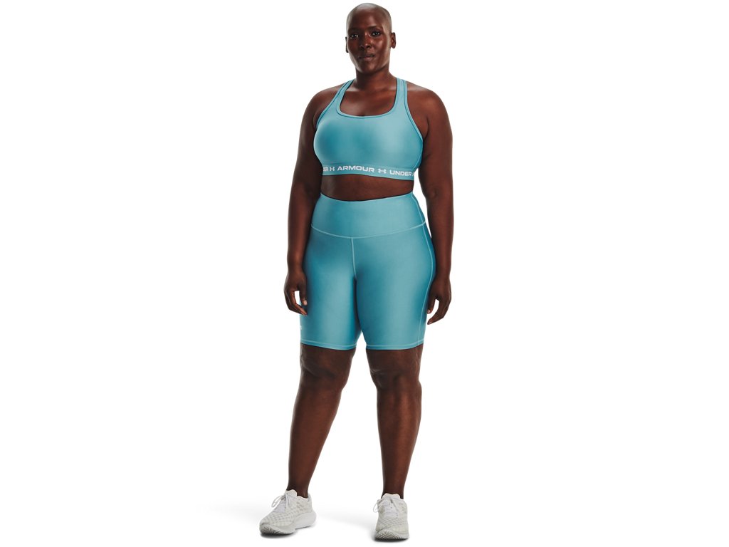 Under Armour Womens HeatGear Bike Shorts Apparel - Sweat Wicking and 4-Way Stretch Material