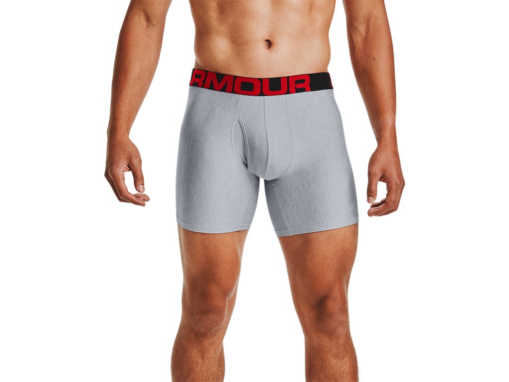 Under Armour Mens UA Tech 6 Inch Boxerjock Apparel - Breathable Fabric
